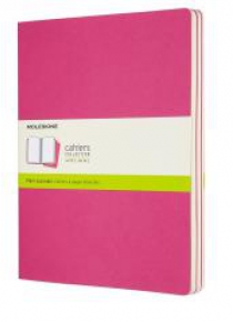 Zestaw 3 zeszytów Cahier Journals 19x25 gładki