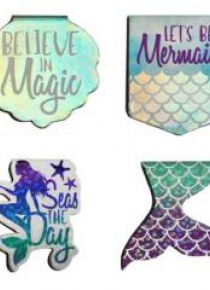 Zakładki magnetyczne Mermaid 4 sztuki