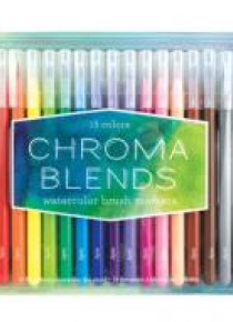 Flamastry pędzelkowe akwarelowe Chroma blends