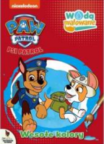 Psi Patrol. Wodą malowane. Wesołe kolory