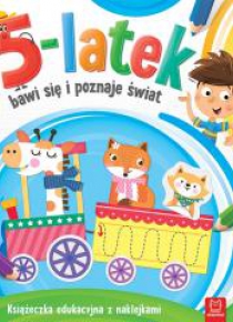 5-latek bawi się i poznaje świat