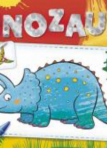 Dinozaury. Malowanka z naklejkami