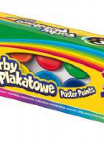 Farby plakatowe 12 kolorów 20ml AS