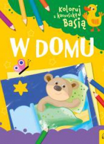Koloruj z kaczuszką Basią. W domu