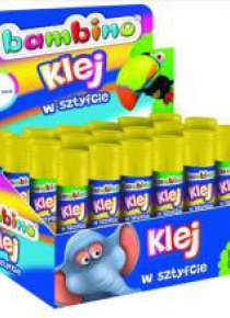 Klej w sztyfcie15g (24szt) BAMBINO