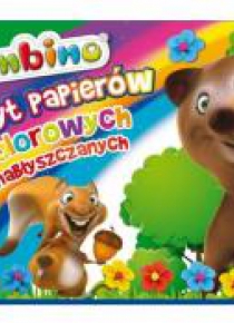 Zeszyt papierów kolorowych nabłyszczany A4 BAMBINO