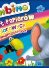 Zeszyt papierów kolorowych samoprzyl. A4 BAMBINO