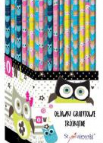 Ołówek trójkątny HB Owlie (72szt)