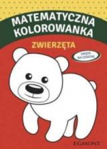 Matematyczna kolorowanka ze zwierzętami