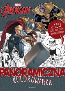 Marvel Avengers. Panoramiczna kolorowanka