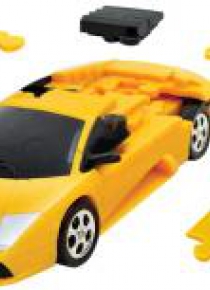 Puzzle 3D Cars - Lamborghini żółty - poziom 4/4 G3