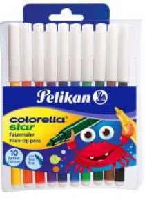 Flamastry Colorella 10 kolorów