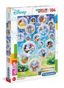 Puzzle 104 Super kolor Disney classic