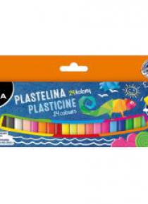 Plastelina 24 kolory KIDEA