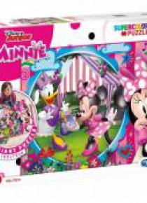 Puzzle 40 podłogowe Super kolor Minnie