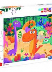 Puzzle 24 maxi Super kolor Jurassic friends