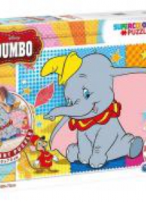 Puzzle 40 podłogowe Super kolor Dumbo