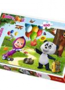 Puzzle 100 Masza i przyjaciele TREFL