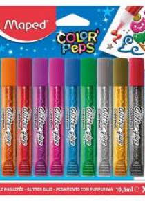Klej z brokatem Colorpeps 9 kolorów MAPED