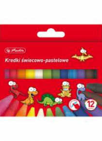 Kredki świecowe 12 kolorów
