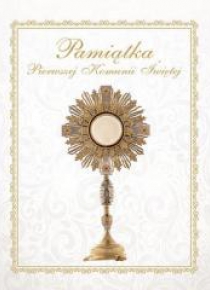 Pamiątka Pierwszej Komunii Świętej (monstrancja)