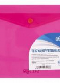 Teczka kopertowa A5 różowa STRIGO