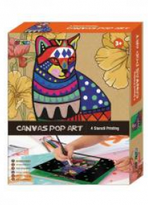 Płótno Pop art Kot