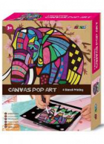 Płótno Pop art Słoń