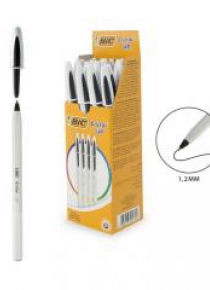 Długopis Cristal up czarny (20szt) BIC