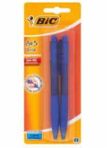 Długopis niebieski Bu3 grip bls 2szt BIC