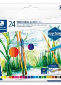 Kredki akwarelowe sześciokątne 24 kolory STAEDTLER