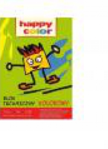 Blok techniczny kolor A4/10K HAPPY COLOR