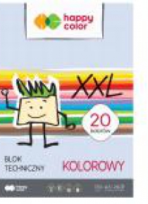 Blok techniczny kolor A3/20K 170g HAPPY COLOR