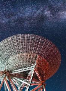 Karnet kwadrat z kopertą Radio Telescope