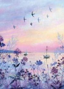 Karnet kwadrat z kopertą Swifts at Sunset