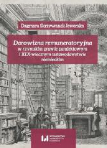 Darowizna remuneratoryjna w rzymskim prawie...