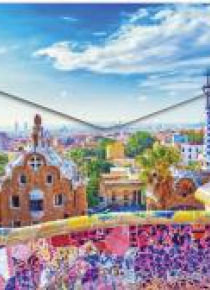 Koperta A4 na napę z nadrukiem Barcelona