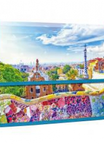 Teczka z klapką na rzepy A4 PP Barcelona