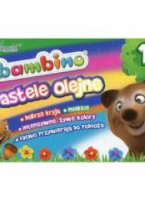 Pastele olejne 12 kolorów BAMBINO