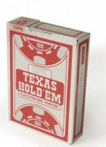 Karty do gry Texas Hold'm Poker czerwone CARTAMUND