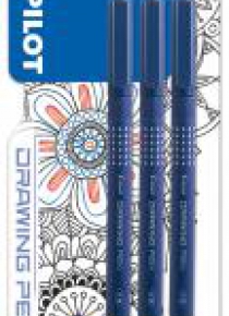 Marker do rysowania Drawin pen BLX3 3szt PILOT