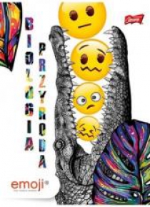 Zeszyt A5/60K kratka Biol/Przyr Emoji (10szt)