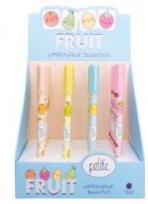 Wymazywalny długopis ze skuwką Fruit (48szt)