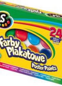 Farby plakatowe 24 kolory 20ml AS