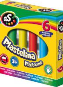 Plastelina 6 kolorów AS