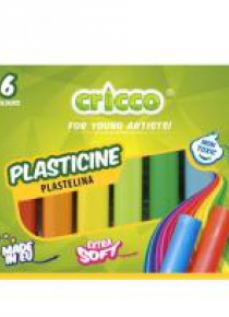 Plastelina 6 kolorów CRICCO