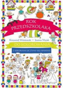 Rok przedszkolaka do kolorowania..