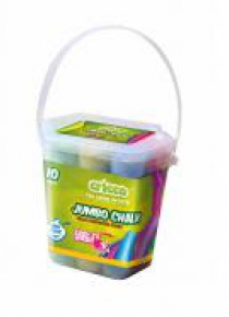 Kreda kolorowa Jumbo wiaderko 10szt CRICCO