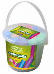 Kreda kolorowa Jumbo wiaderko 20szt CRICCO