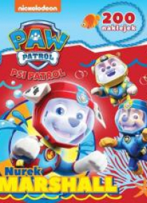 Psi Patrol. 200 naklejek. Nurek Marshall...